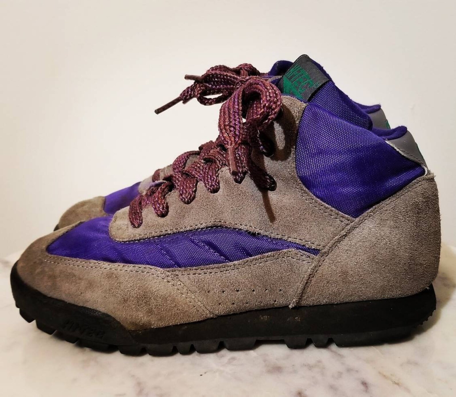 HITEC HIKING Boots // 90's Suede Trail Ankle Boots Etsy