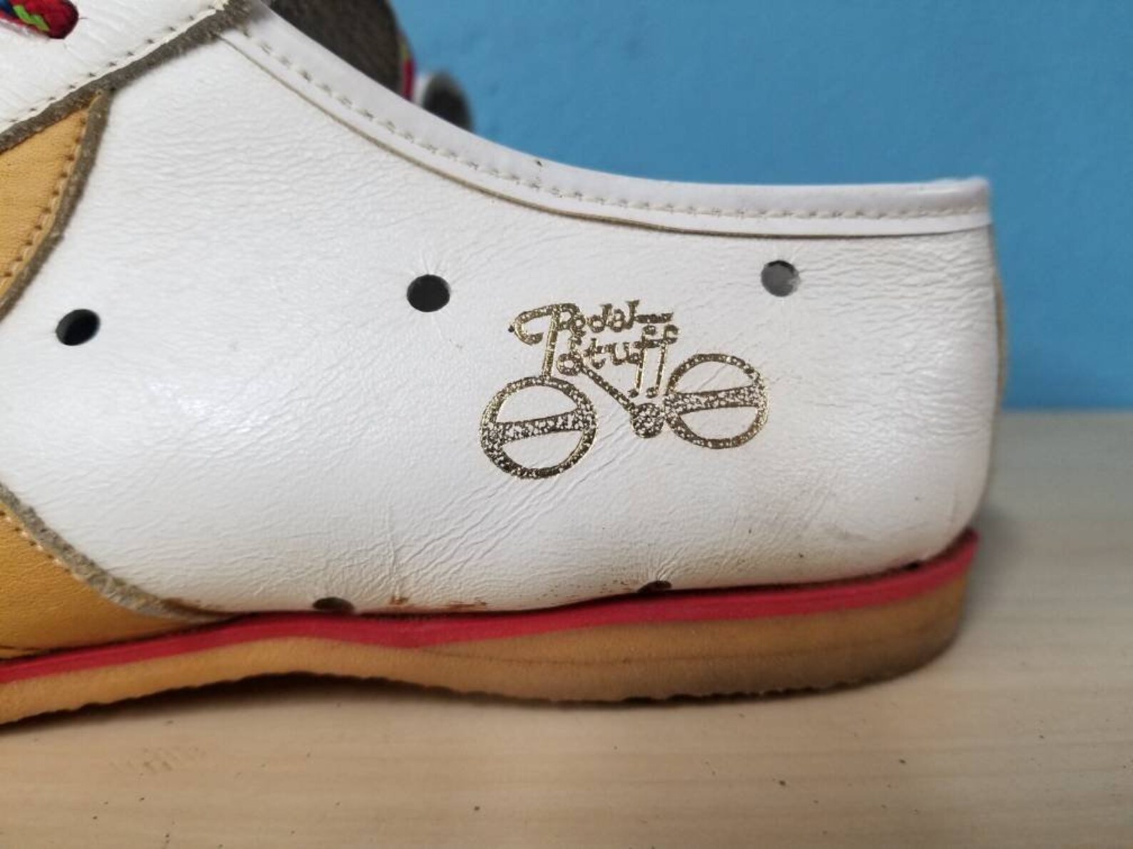 ITALIAN CYCLING SHOES // Vintage Leather Lace up Race Etsy