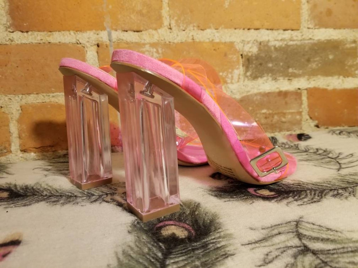 pink jelly heels