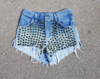 High Waisted Rustler Vintage Denim Cut 