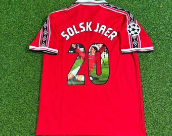 Ole Gunnar Solskjaer Manchester 1999 Final Special Edition Kit Jersey