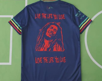 Bob Marley Three Little Birds Football Concept Special Tshirt Kit Jersey