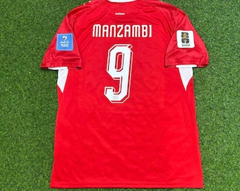 Switzerland 2026 World Cup Granit Xhaka Manzambi Dan Ndoye Ruben Vargas Embolo Football Soccer Kit Jersey Trikot