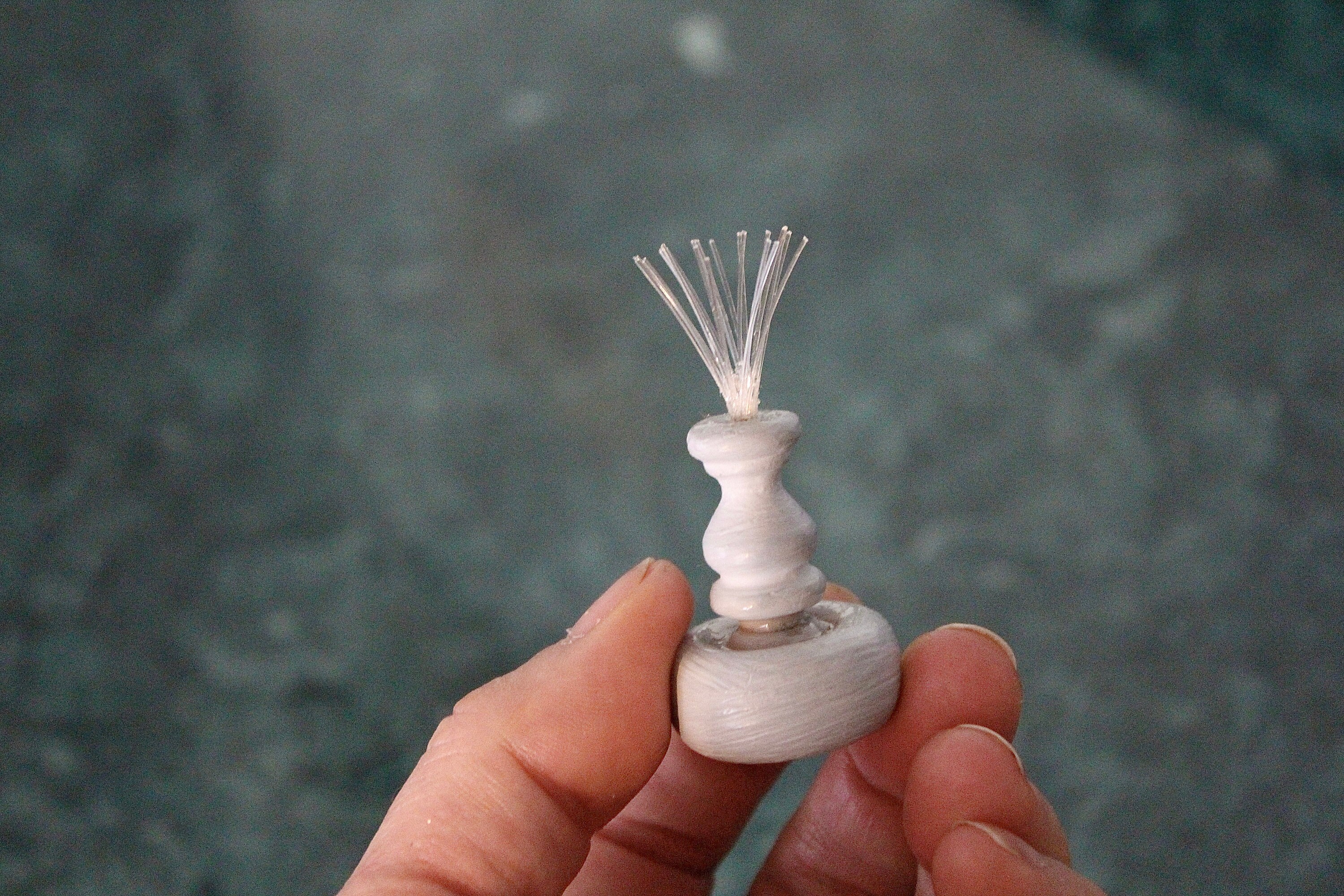 N Scale Fountain. Model Railroad N Scale Fountain. Miniature Fountain