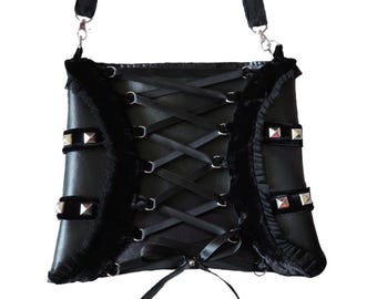 Korsetttasche zum schnüren