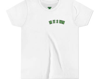 Refuse 2 Lose Youth Tee | Motivational Kids Shirt, Green Graphic