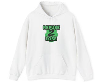 Refuse 2 Lose Sports Hoodie | Motivational Hoodie | Unisex Pullover Sweatshirt | Athletic Hoodie | Gym Hoodie