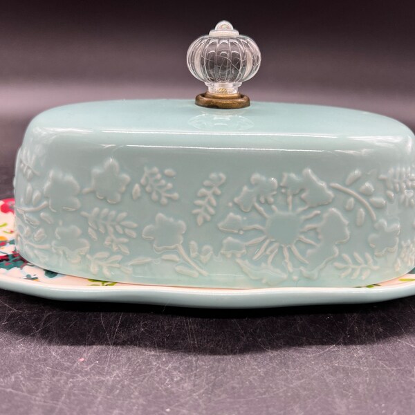 Pioneer Woman Butter Dish Etsy
