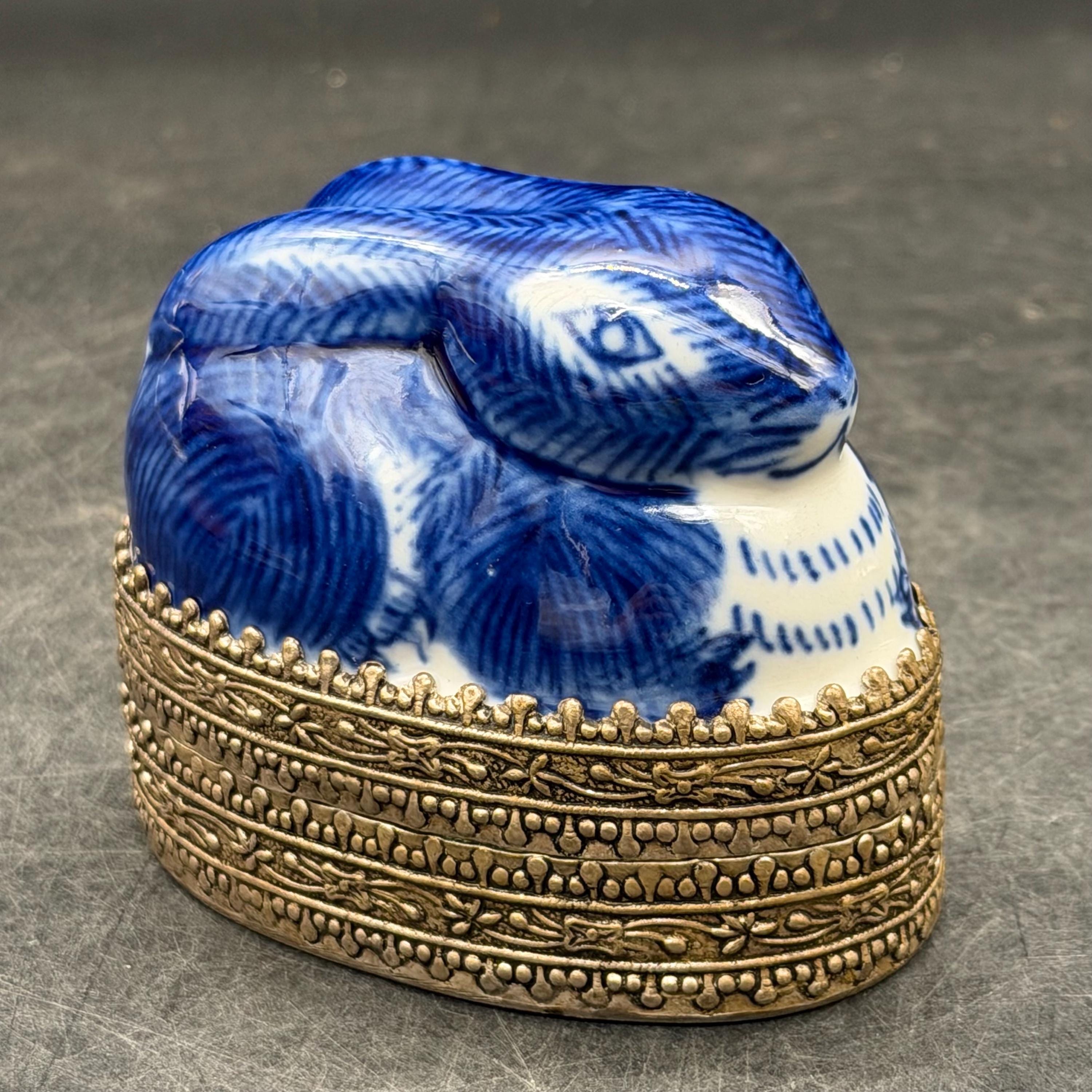 Jewelry Boxes Antique Hand Painted Rabbit - Etsy