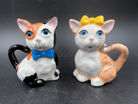 Duo sel poivre couple de chats saliere poivriere originale - Cdiscount  Maison