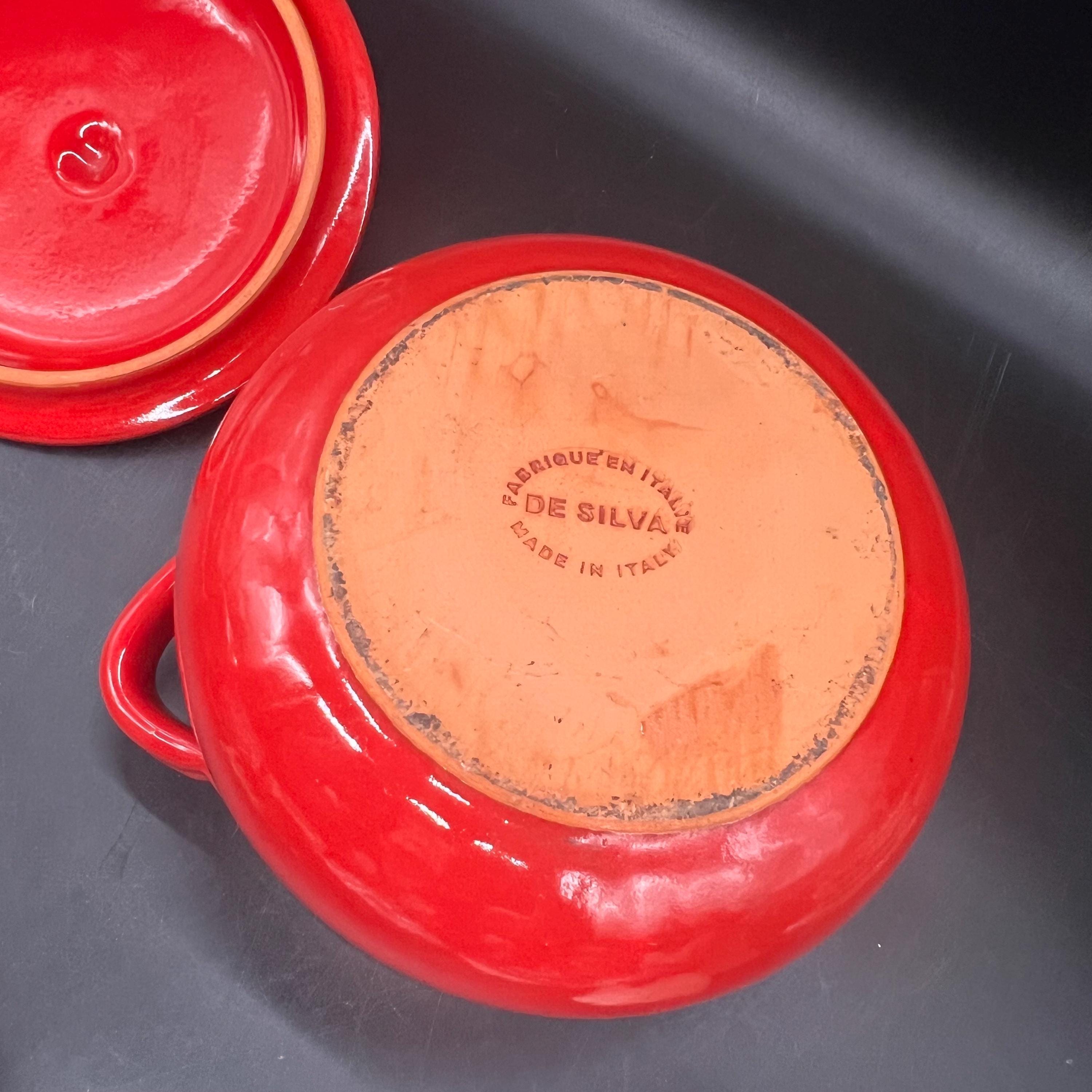 De Silva Pottery Italian Large Covered Casserole With