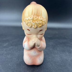 Lefton Little Girl Praying Kneeling Vintage FREE SHIPPING