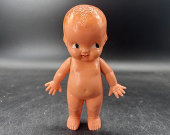 Kewpie Doll 6” Hard Plastic Irwin Made in USA Baby Jointed Arms Swinging Free Shipping