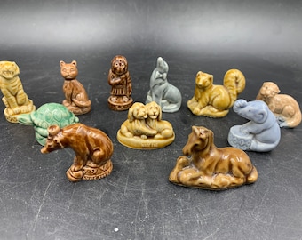 Wades Whimsies England Lot of 11 Figurines Vintage