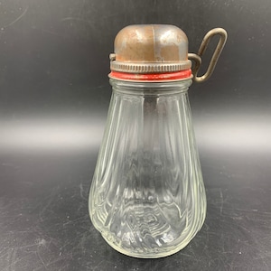 1940s Glass and Metal Nut Chopper Grinder Vintage FREE SHIPPING