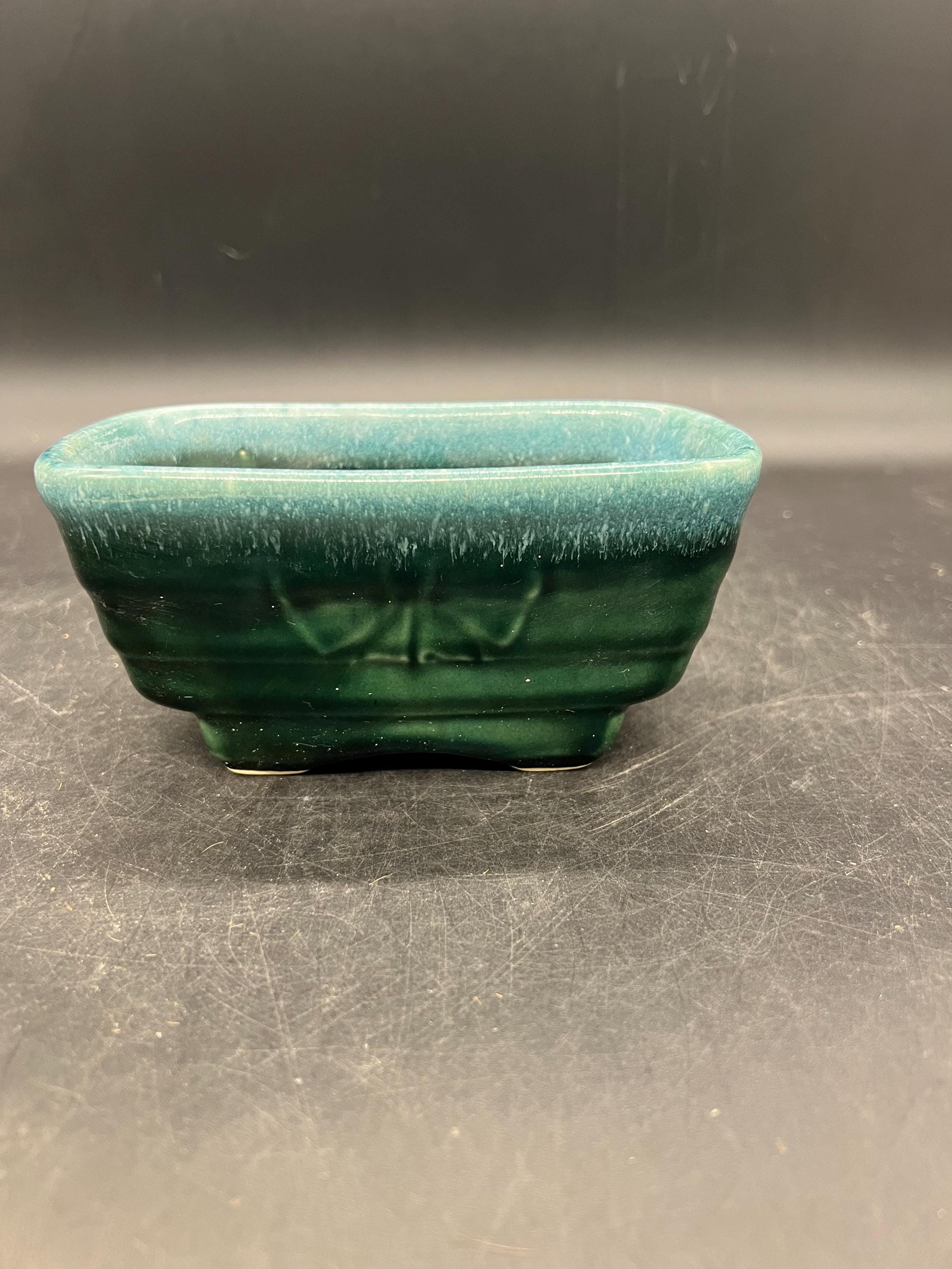 Vintage Hull Green Drip Glaze Planter, Mid Century 1950s - Etsy