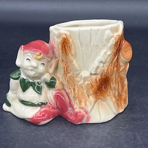 1940s Shawnee Pottery Pixie Planter Vintage USA Pottery FREE SHIPPING