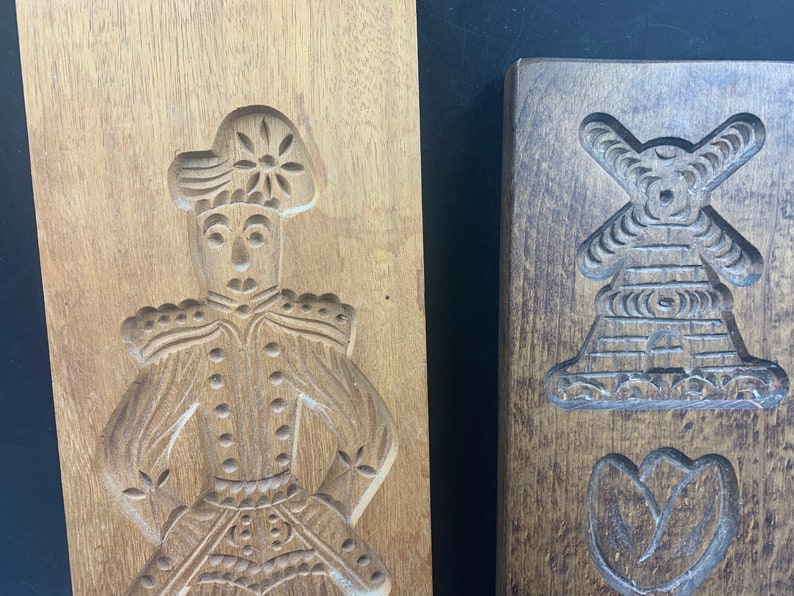 Dutch Speculaas Board Wooden Cookie Press Soldier Etsy