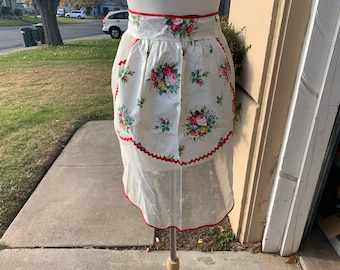 Vintage Aprons: Black Poodle, Organza Rose, Your Choice