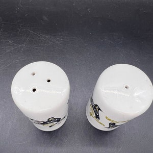 Keith Tait Design Salt and Pepper Shakers Indigenous People Inuit Porcelain Made in Canada Vintage image 5
