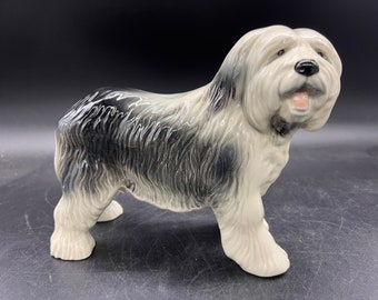 Coopercraft English Sheepdog Made in England Vintage Large Dog Figurine