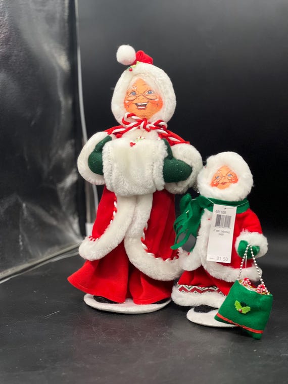 Annalee Christmas Mrs. Claus Figures: Candy or Peppermint, Your