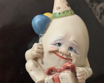 Allyson Nagel 1994 HUMPTY DUMPTY Birthday Egg Figurine