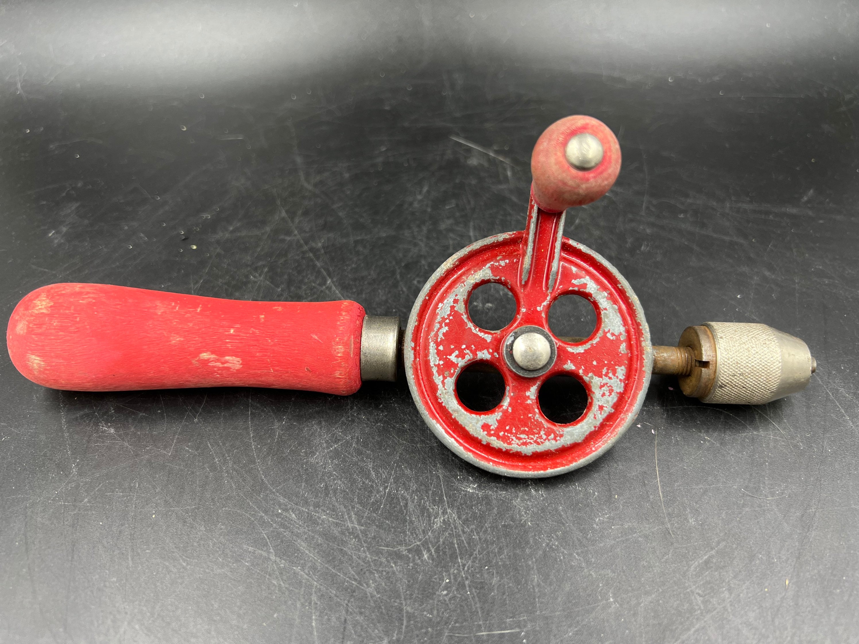 Steel Hand Drill Hand Spiral Pin Vise Drill DIY Jewelry Keychain