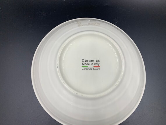 Ceramica Cuore Easter Eggs Serving Bowl Made in Italy 9 Inch