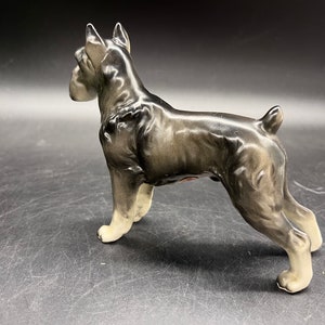 Lefton SCHNAUZER H7328 Japan Porcelain Ceramic Male German Dog Vintage zdjęcie 4