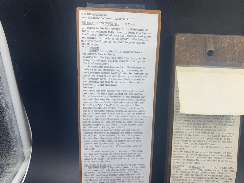 Dutch Speculaas Board Wooden Cookie Press Soldier Etsy