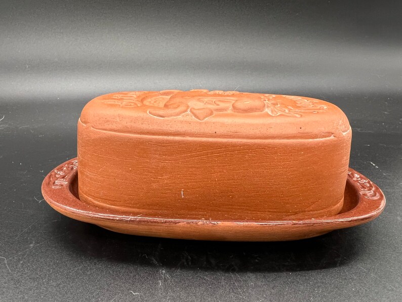 Vintage Gourmettopf Butter Keeper Terracotta Clay Butter Dish Etsy