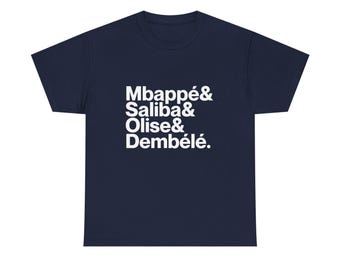 France World Cup 2026 Shirt - Mbappe, Saliba, Dembele, Olise
