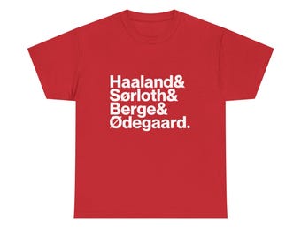 Norway World Cup 2026 Shirt - Haaland, Odegaard, Sorloth, Berge