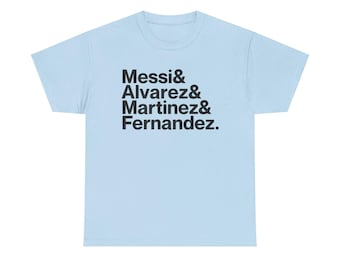 Argentina World Cup 2026 Shirt - Messi, Álvarez, Fernández & De Paul