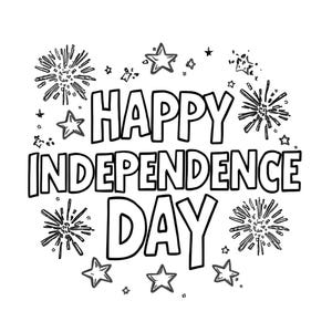 Patriotiska målarbilder för 4 juli och självständighetsdagen (PDF-nedladdning)