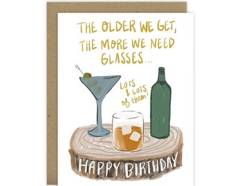 Happy Birthday Card Happy Bday Card Birthday Balloons Etsy