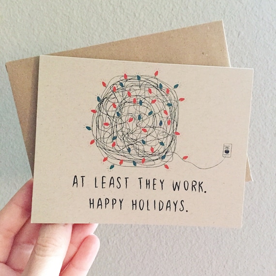 Etsy Funny Christmas Cards 