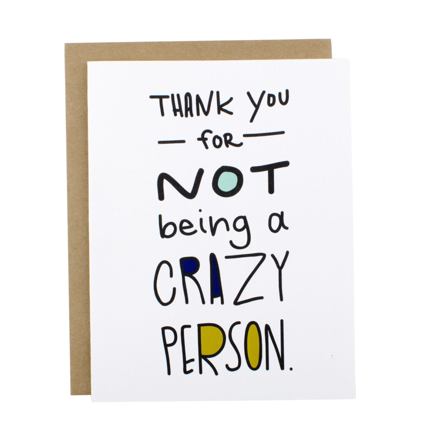 Funny Thank You Card Funny Thanks Card Funny Thank You | Etsy