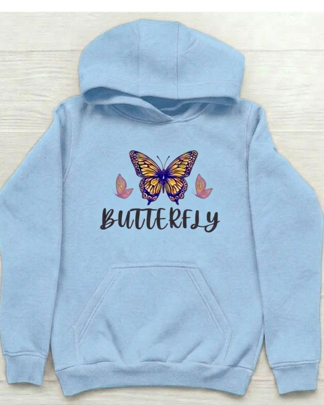 Butterfly Illustration Hoodie - Etsy