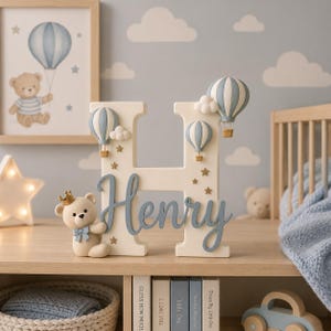 Personalized Baby Name Letter| Custom Nursery Initial Sign | 3D Baby Room Decor | Baby Shower Gift | Nursery Name Decor
