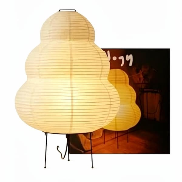 Nogy Akari Style Rice Paper Lamp Portable Table Floor New In Box