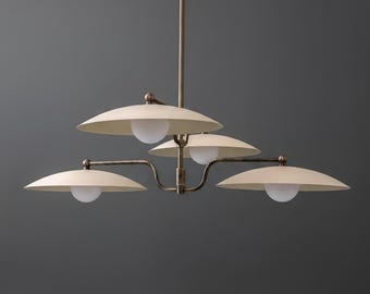 Kronleuchter Leuchte-Antike Messing Licht-Speise Kronleuchter - Modell Nr. 1192