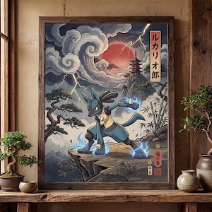 Lucario Poster - Etsy