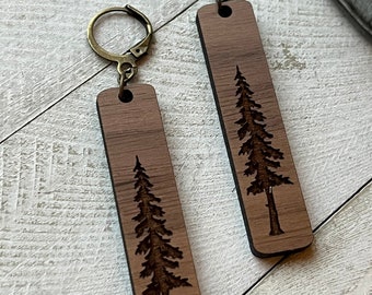 Wood Tree earrings, tree earrings, dangle tree earrings, gift for her, statement earrings, Mother’s Day gift, birthday gift, gift for mom