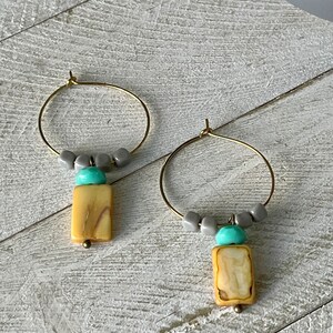 Hoop Earrings, statement earrings, trendy, bohemian earrings, sparkle earrings