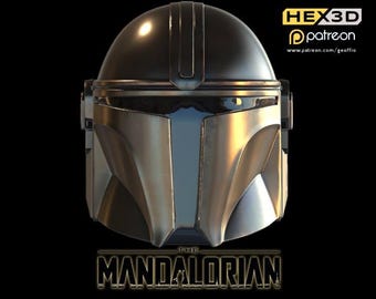 Mandalorian Inspired Helmet | 3D Printed Cosplay Helmet | Classic- Deluxe- Future Versions
