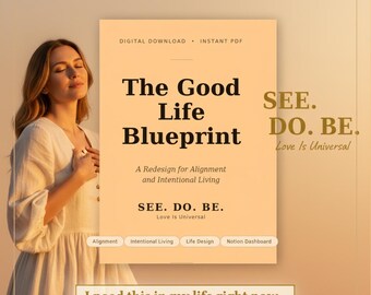 Good Life Blueprint: Notion Planner & Transformation Guide (Digital Download)
