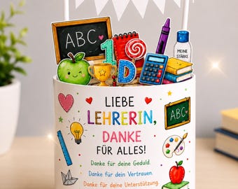 Duplo Banderole Abschied Schule | Vorlage zum Ausdrucken | Lehrer Abschiedsgeschenk | Druckvorlage Schuljahresende | Ferienbeginn Geschenk