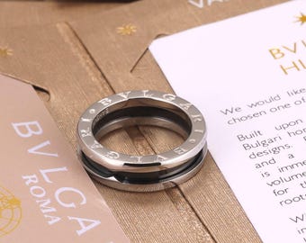 925er Silber Keramikring, minimalistischer Damenring, edler Schmuck, Geschenk für Sie